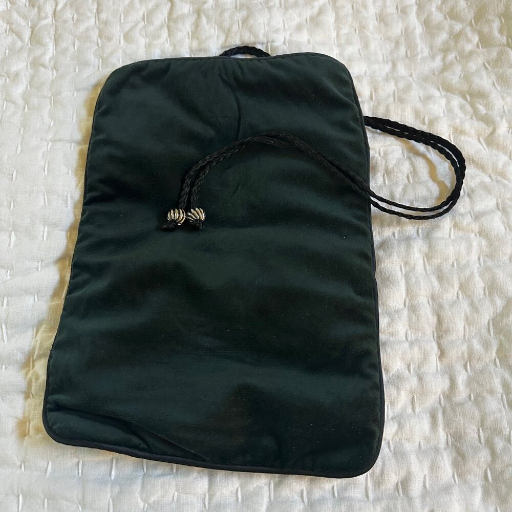 David Yurman Jewelry Roll - Velvet Green - Picture 2 of 4